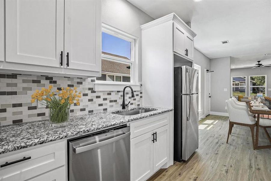 Furnished interior view inside a new home in , Denison (Image 18).