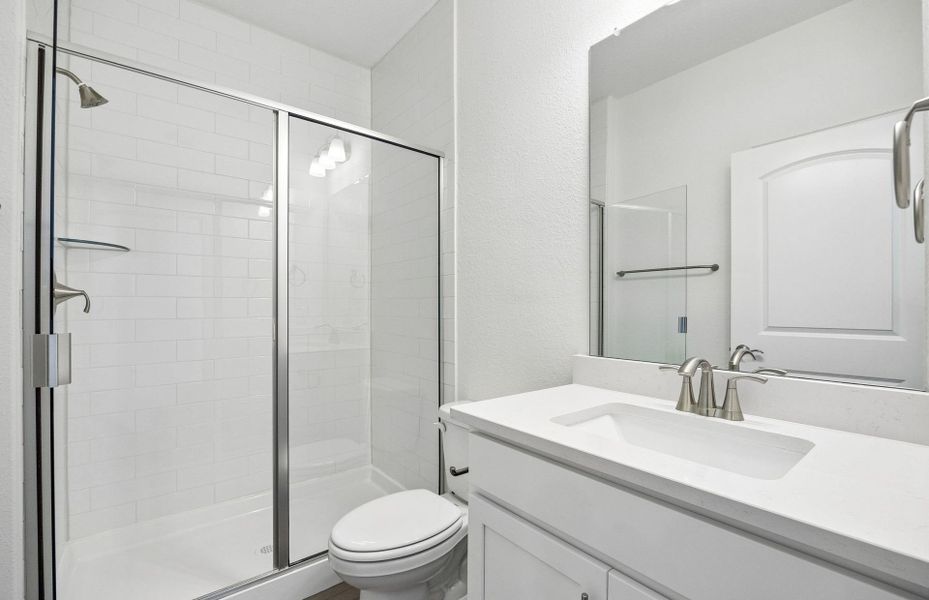 Furnished interior view inside a new home in Westside Preserve, Midlothian (Image 9).