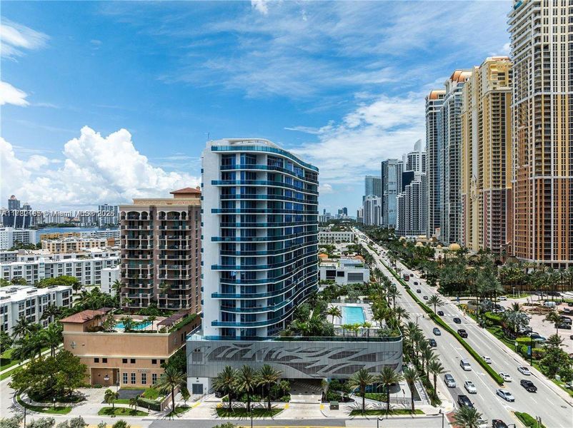Front exterior of a new home in , Sunny Isles Beach, FL, highlighting curb appeal (Image 18).
