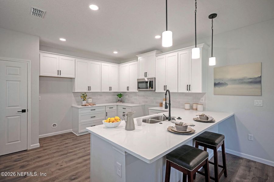 Furnished interior view inside a new home in , St. Johns (Image 24).