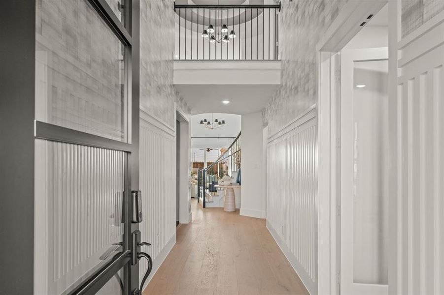 Furnished interior view inside a new home in East Village - Classic Series, Frisco (Image 9).