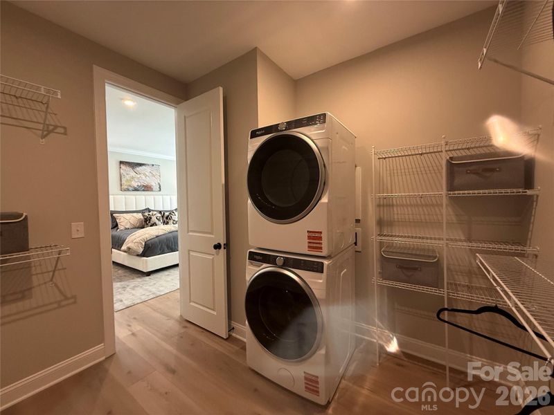 Furnished interior view inside a new home in The Townes at Wade Ardrey, Charlotte (Image 7).