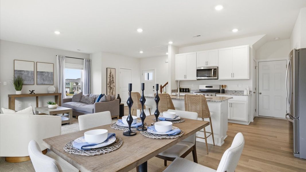 Furnished interior view inside a new home in Price's Point, Knoxville (Image 13).
