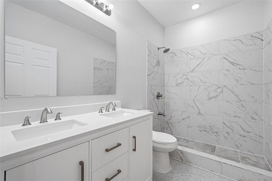 Furnished interior view inside a new home in , Leroy (Image 31).