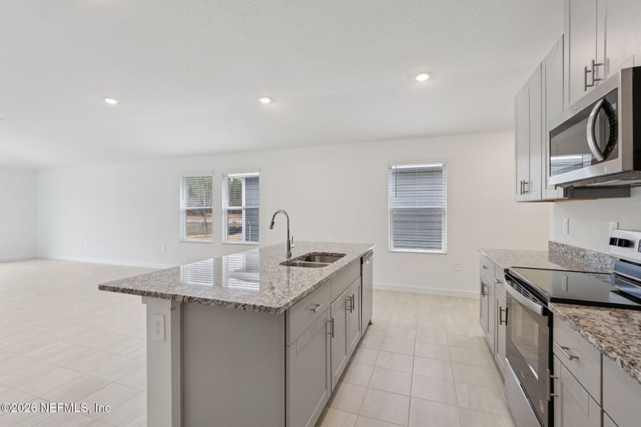 Furnished interior view inside a new home in Kings Preserve, Jacksonville (Image 10).