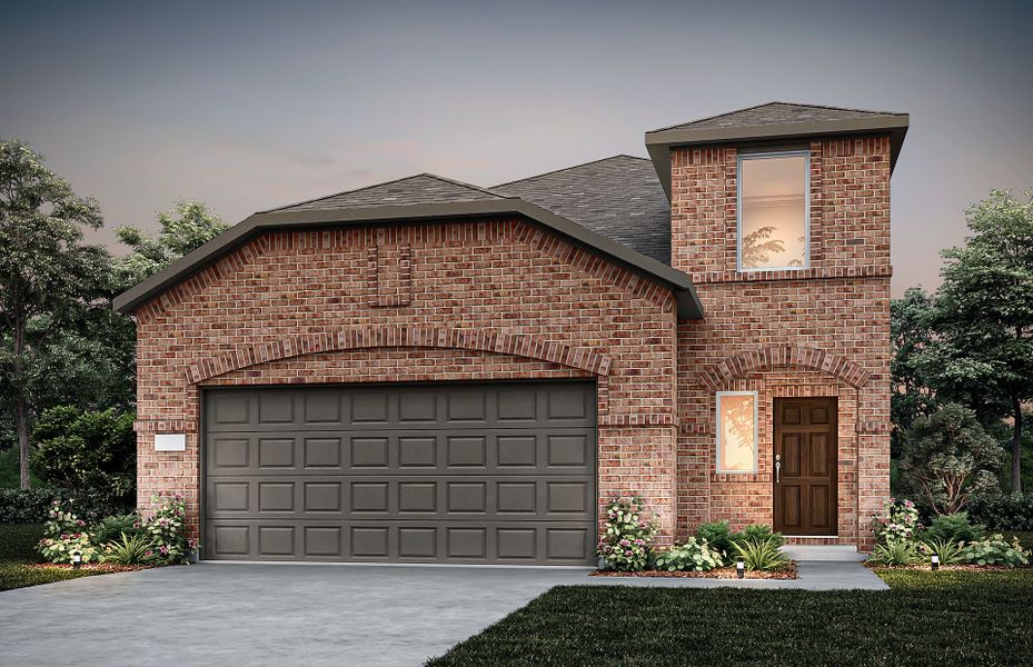 Representative exterior photo of a completed home built from the Toyah by Centex in Cottonwood, Howe, TX (Image 9).