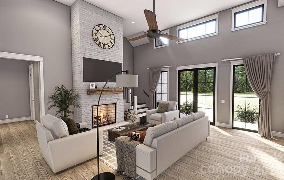 Furnished interior view inside a new home in , Morganton (Image 6).