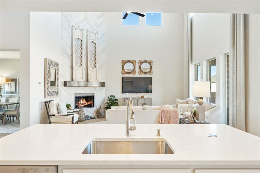 Furnished interior view inside a new home in Ridgepoint, Midlothian (Image 34).