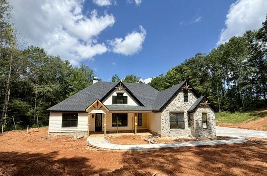 In-progress construction of a new home in Harmon Springs, Carrollton, GA (Image 4).