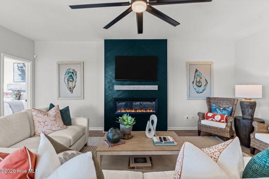 Furnished interior view inside a new home in Terrapin, Leland (Image 14).