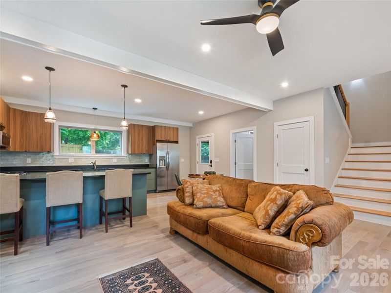 Furnished interior view inside a new home in , Asheville (Image 8).