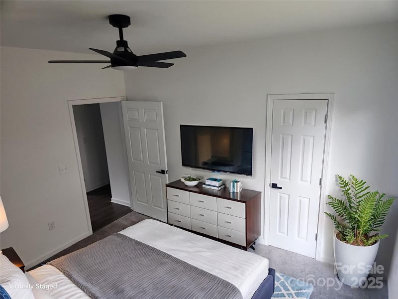 Primary Bedroom Virtually Staged