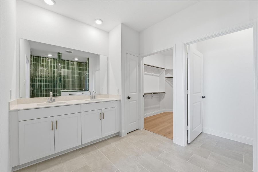 Furnished interior view inside a new home in , Cypress (Image 9).