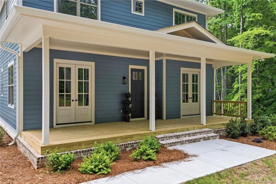 Exterior details and patio area of a home in , Holly Springs (Image 34). Exterior details and patio area of a home in , Holly Springs (Image 34).
