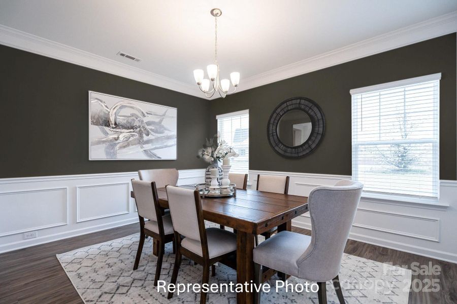 Furnished interior view inside a new home in Pine Bluff, Midland (Image 4).