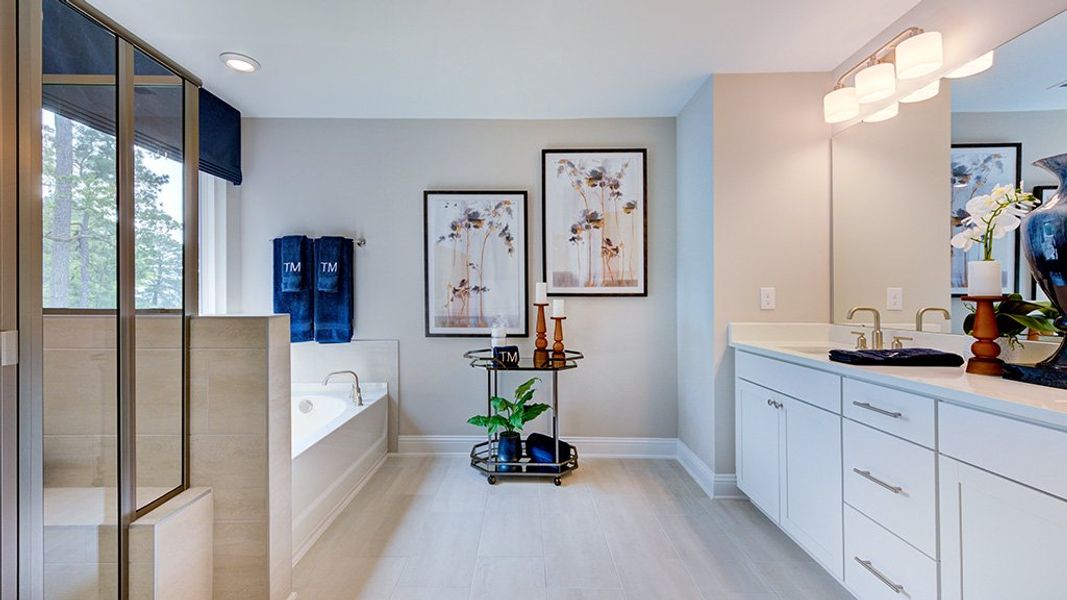 Furnished interior view inside a new home in Hickory Grove, Sanford (Image 25).