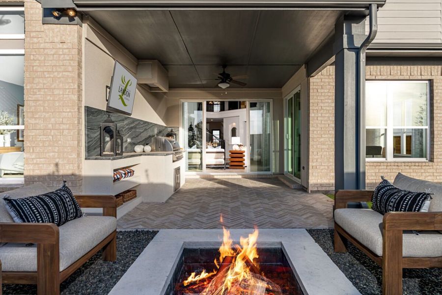 Representative exterior details of a home built from the Hudson by Landon Homes in Fields - Brookside, Frisco (Image 3). Representative exterior details of a home built from the Hudson by Landon Homes in Fields - Brookside, Frisco (Image 3).