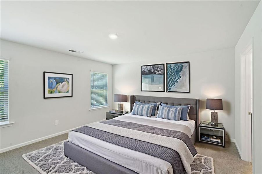 Furnished interior view inside a new home in , Conyers (Image 9). Furnished interior view inside a new home in , Conyers (Image 9).