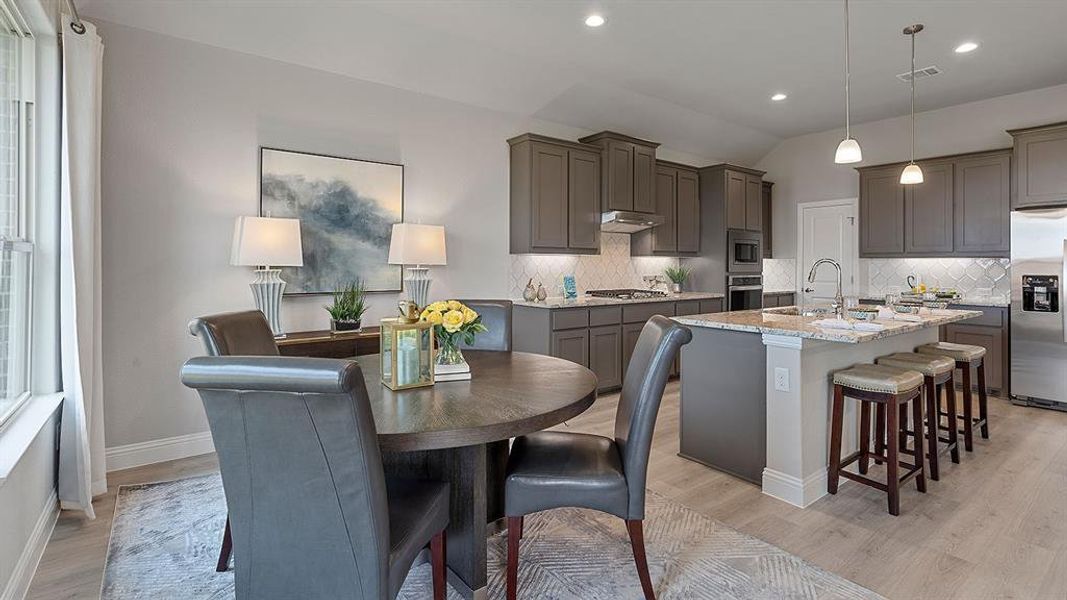 Furnished interior view inside a new home in Lakeview Pointe, Grand Prairie (Image 7).