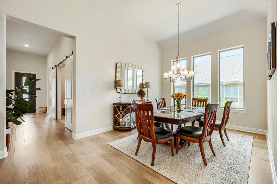 Furnished interior view inside a new home in , Dripping Springs (Image 8).