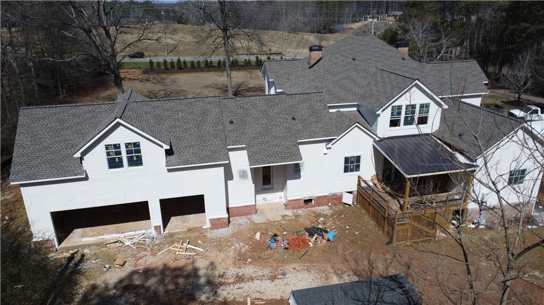 In-progress construction of a new home in , Marietta, GA (Image 16).