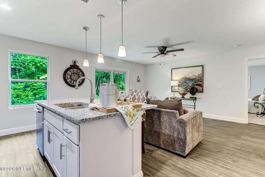 Furnished interior view inside a new home in , Jacksonville (Image 12). Furnished interior view inside a new home in , Jacksonville (Image 12).