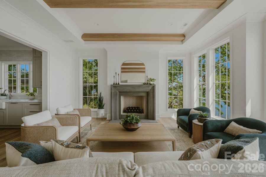 Furnished interior view inside a new home in , Denver (Image 15).