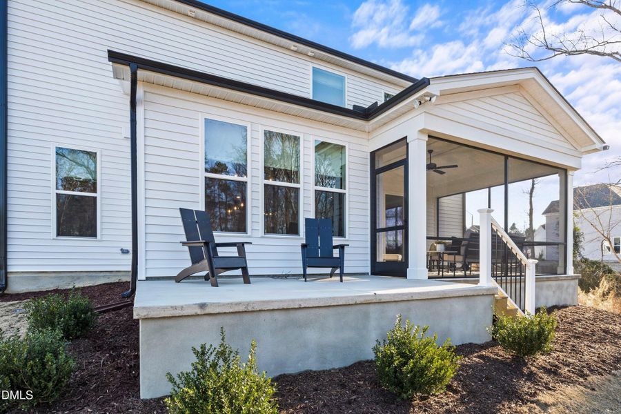 Exterior details and patio area of a home in Kennebec Crossing, Angier (Image 24). Exterior details and patio area of a home in Kennebec Crossing, Angier (Image 24).