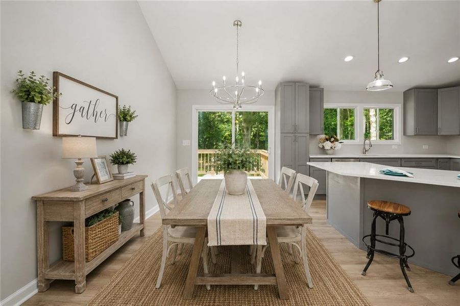 Furnished interior view inside a new home in , Fayetteville (Image 12).