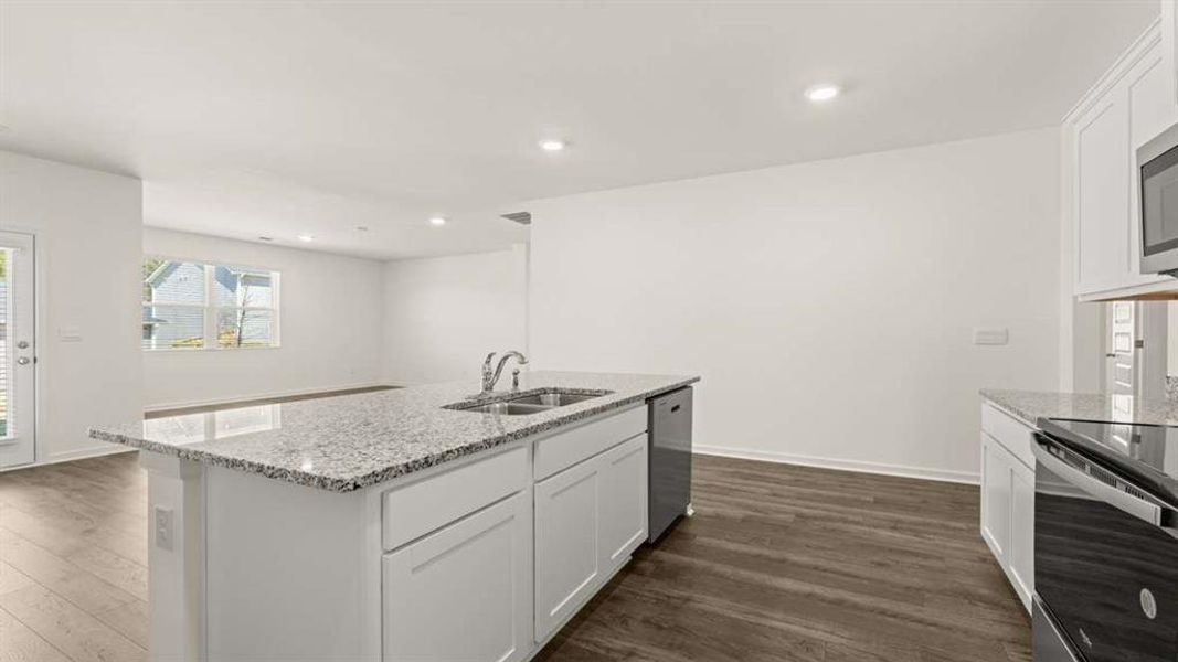 Furnished interior view inside a new home in Champion's Run, Lithonia (Image 3).