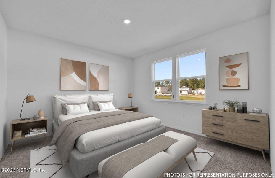 Furnished interior view inside a new home in Hyland Trail, Green Cove Springs (Image 11).