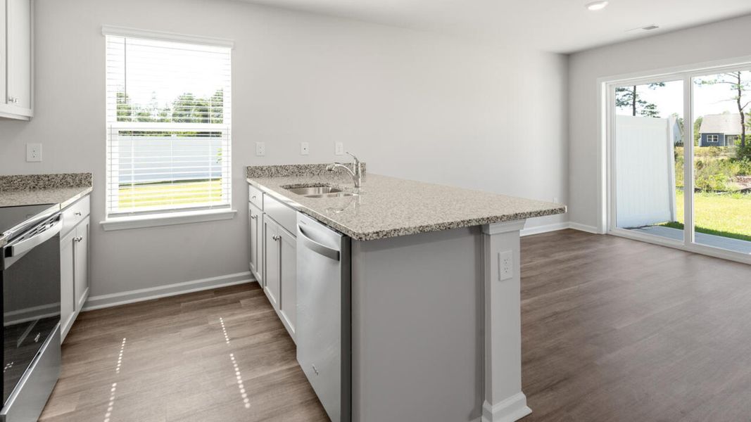 Furnished interior view inside a new home in The Landing at Sidbury Station, Castle Hayne (Image 9).