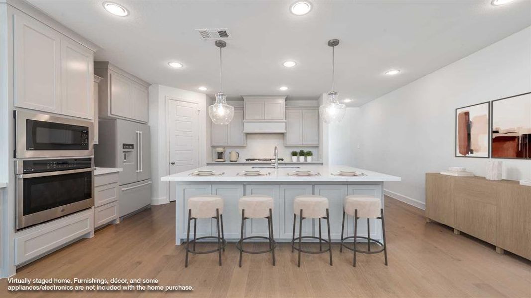 Furnished interior view inside a new home in Mosaic 50', Celina (Image 8). Furnished interior view inside a new home in Mosaic 50', Celina (Image 8).