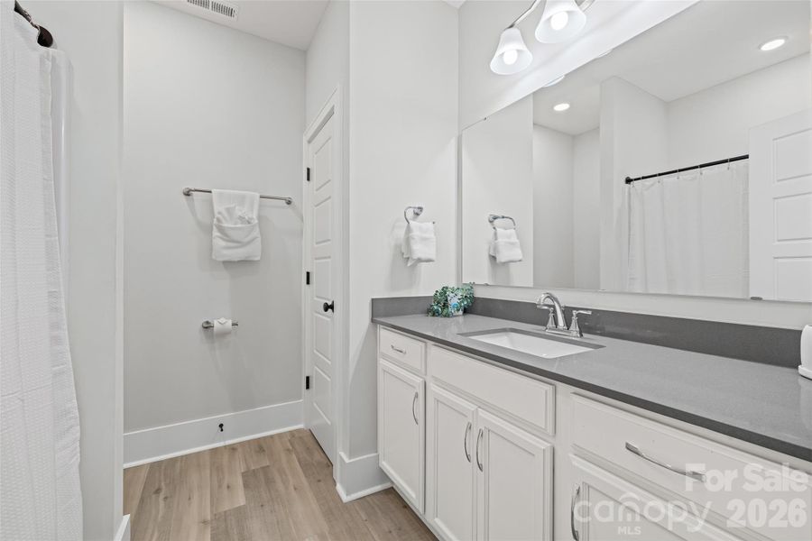 Furnished interior view inside a new home in , Clover (Image 39).