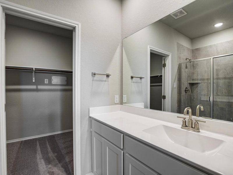 Representative furnished interior of a home built from the The Blanco A by Davidson Homes LLC in Applewhite Meadows, San Antonio (Image 13).
