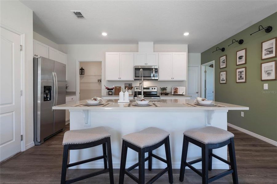 Furnished interior view inside a new home in Crosswinds, Haines City (Image 3). Furnished interior view inside a new home in Crosswinds, Haines City (Image 3).