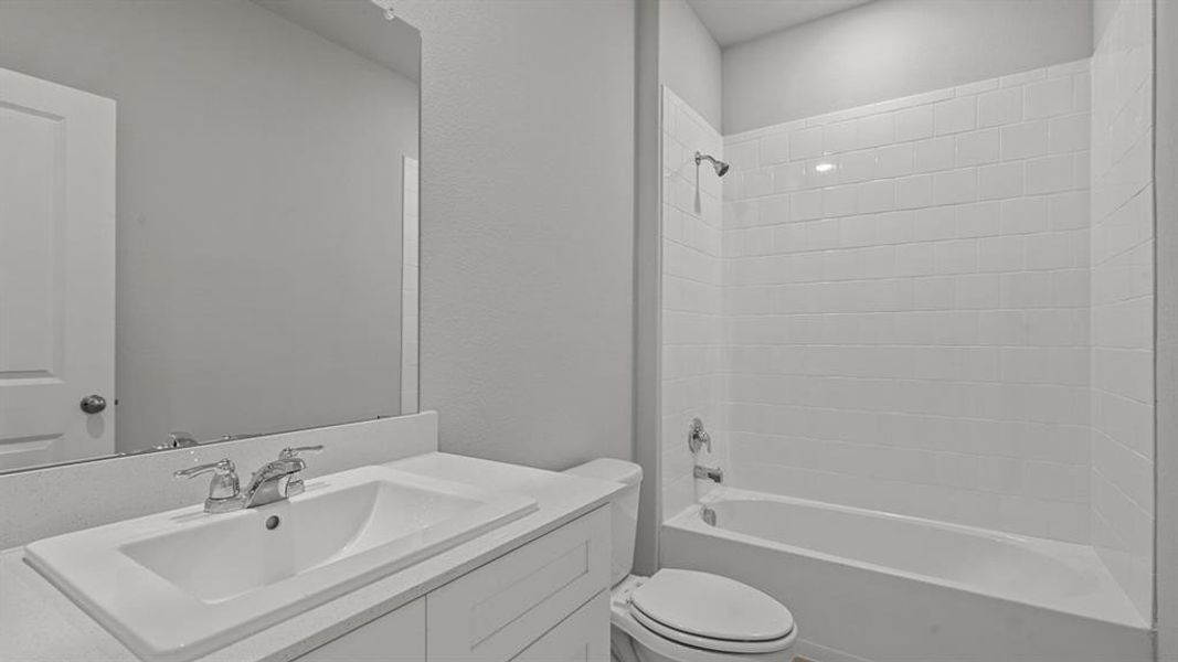 Furnished interior view inside a new home in Lonestar at Liberty Trails, Fort Worth (Image 11).