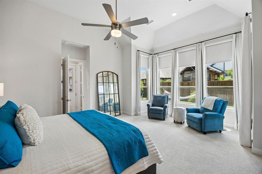 Furnished interior view inside a new home in Sandbrock Ranch, Aubrey (Image 29).
