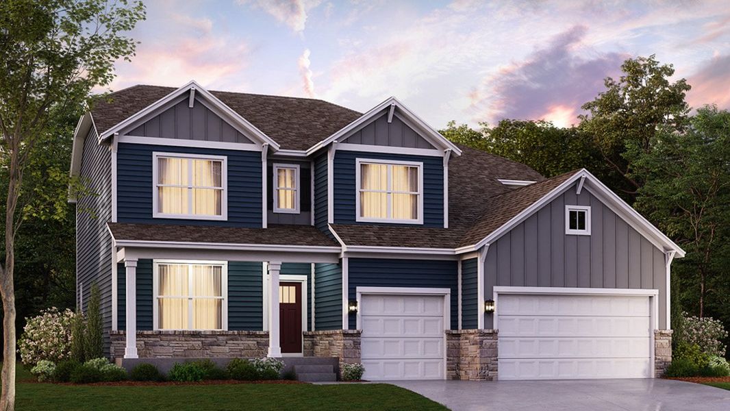Representative exterior photo of a completed home built from the Jamestown by D.R. Horton in Fountain View, Ormond Beach, FL (Image 26).