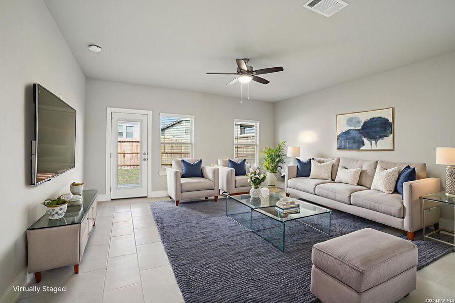 Furnished interior view inside a new home in Lark Canyon, New Braunfels (Image 9).