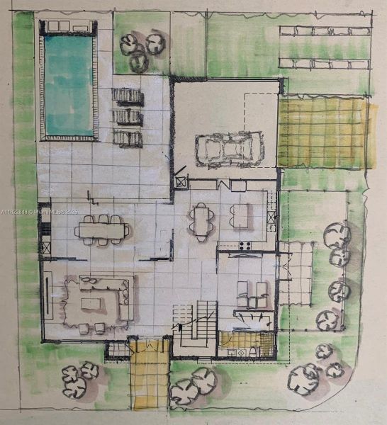 2D floor plan layout of this home in , Fort Lauderdale, FL (Image 6).