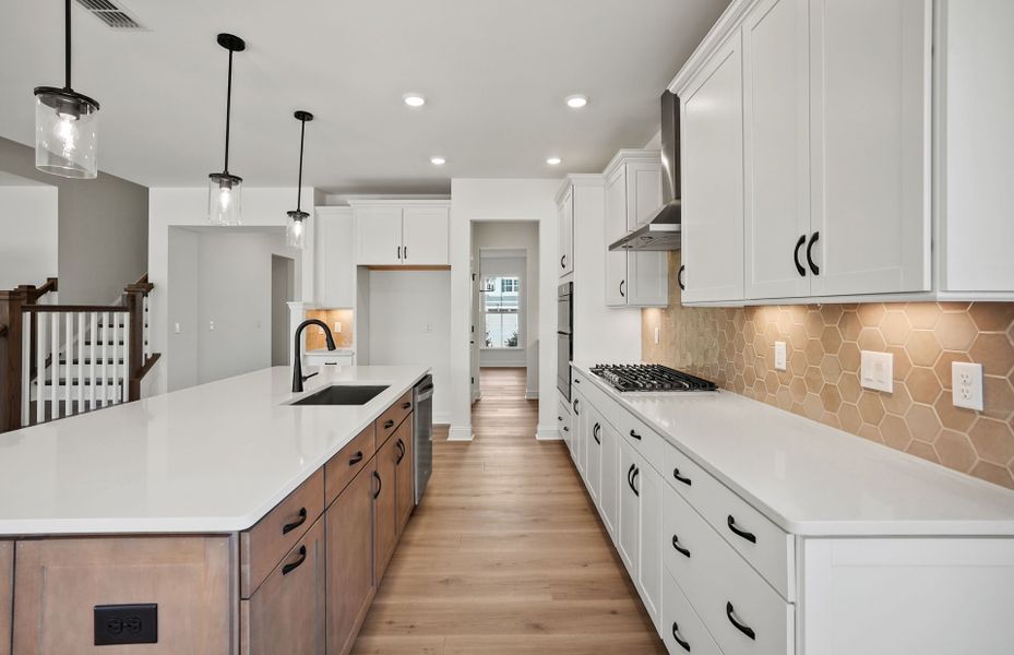 Open Kitchen with an Island