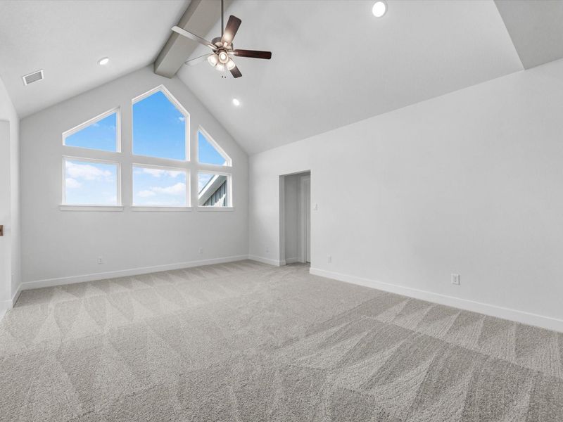 Spacious, unfurnished interior of a new home in Austin Point, Richmond (Image 16). Spacious, unfurnished interior of a new home in Austin Point, Richmond (Image 16).