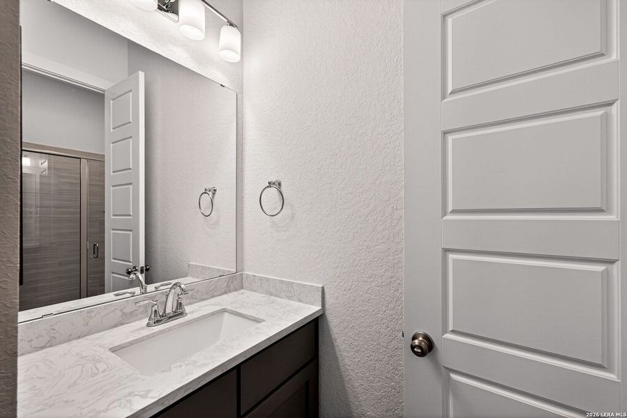 Furnished interior view inside a new home in , Bulverde (Image 6).