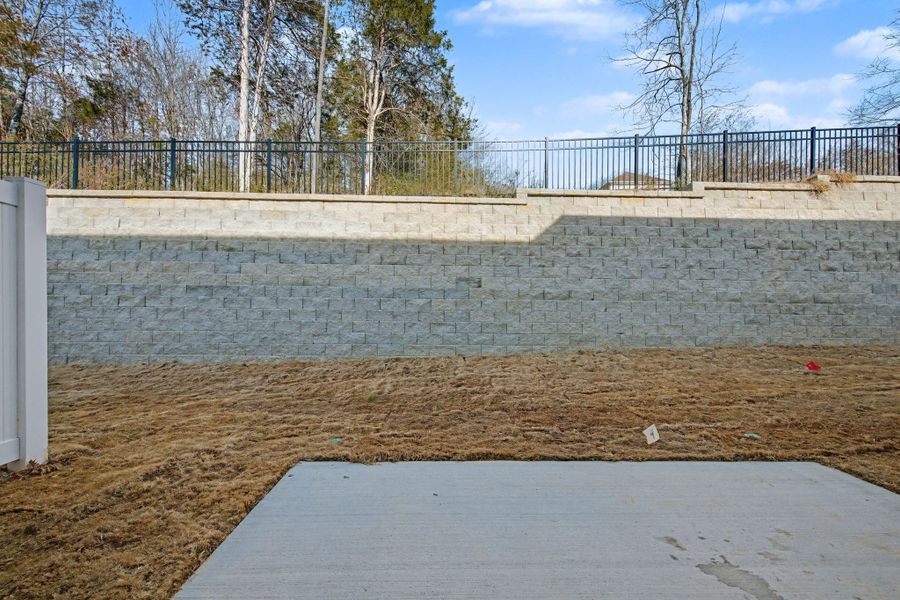 Exterior details and patio area of a home in Ironhorse, Dickson (Image 17). Exterior details and patio area of a home in Ironhorse, Dickson (Image 17).