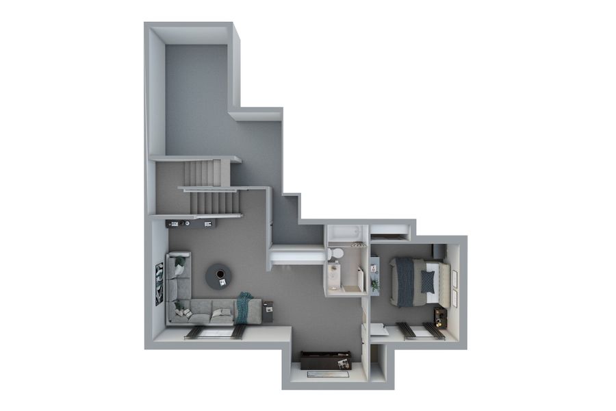 2D floor plan layout for the 4033 by Tri Pointe Homes in Reunion, Commerce City, CO (Image 4). 2D floor plan layout for the 4033 by Tri Pointe Homes in Reunion, Commerce City, CO (Image 4).