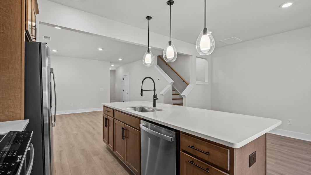 Furnished interior view inside a new home in Gresham Station, Simpsonville (Image 15).