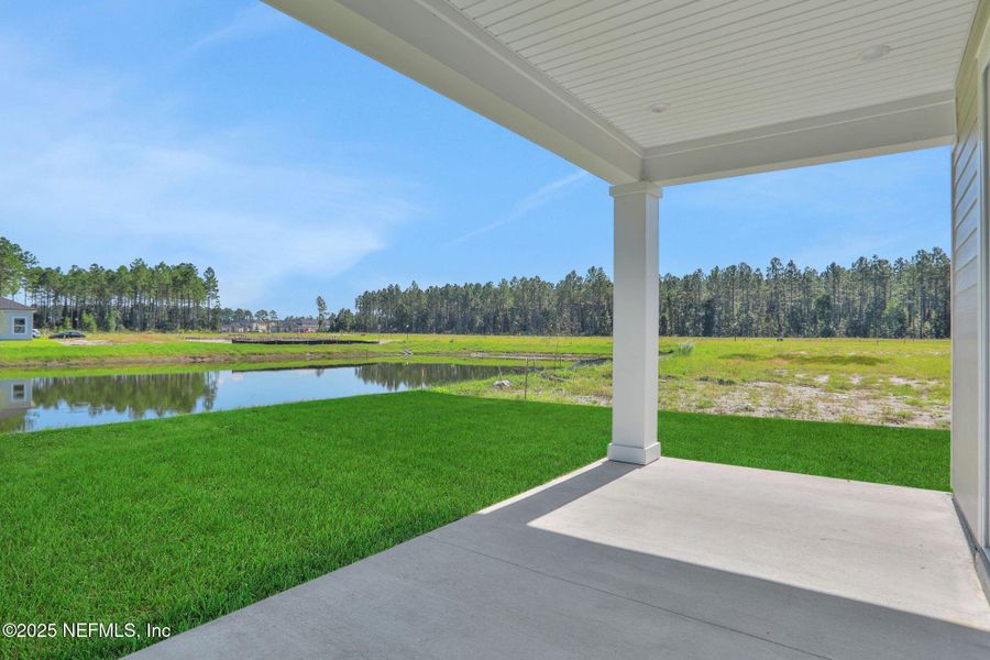 Exterior details and patio area of a home in Brook Forest - Single Family Homes, St. Augustine (Image 3). Exterior details and patio area of a home in Brook Forest - Single Family Homes, St. Augustine (Image 3).