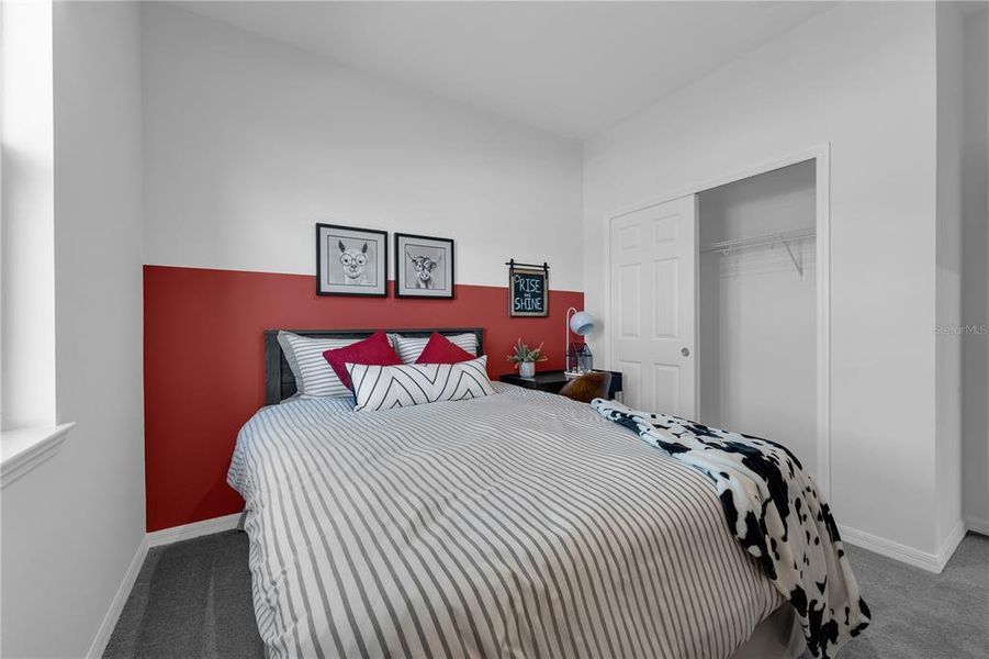 Furnished interior view inside a new home in Covered Bridge at Liberty Bluff, Haines City (Image 26). Furnished interior view inside a new home in Covered Bridge at Liberty Bluff, Haines City (Image 26).