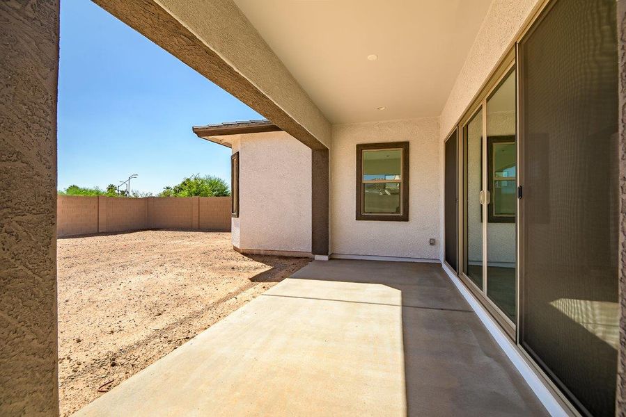 Exterior details and patio area of a home in Legends at Thunderbird, Glendale (Image 30). Exterior details and patio area of a home in Legends at Thunderbird, Glendale (Image 30).